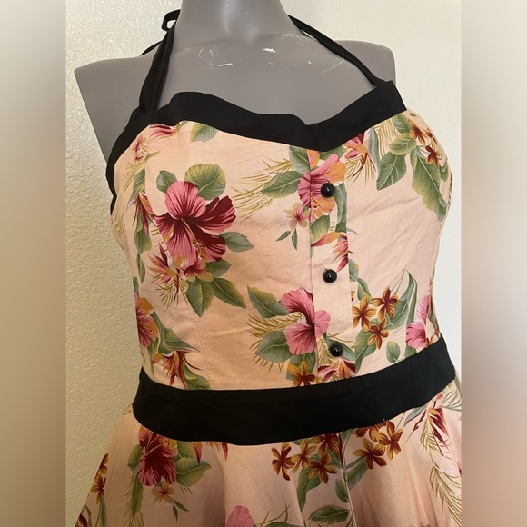 Lucky Thirteen Hawaiian style halter swingg dress size 3 xl 🌺 - Picture 4 of 9